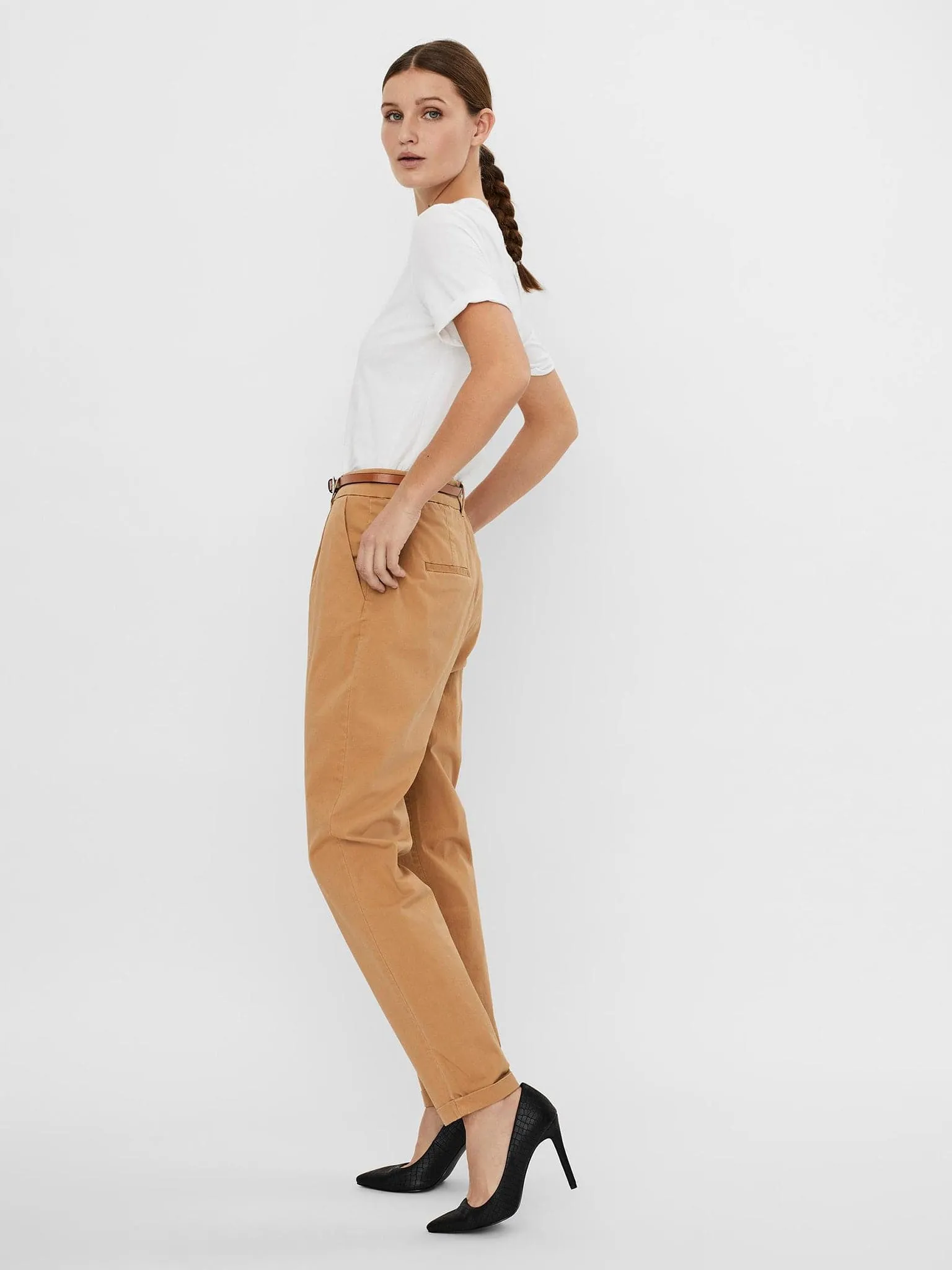 Γυναικείο παντελόνι VMMASIE HR PRES CHINO PANT 10243903 | 10243903