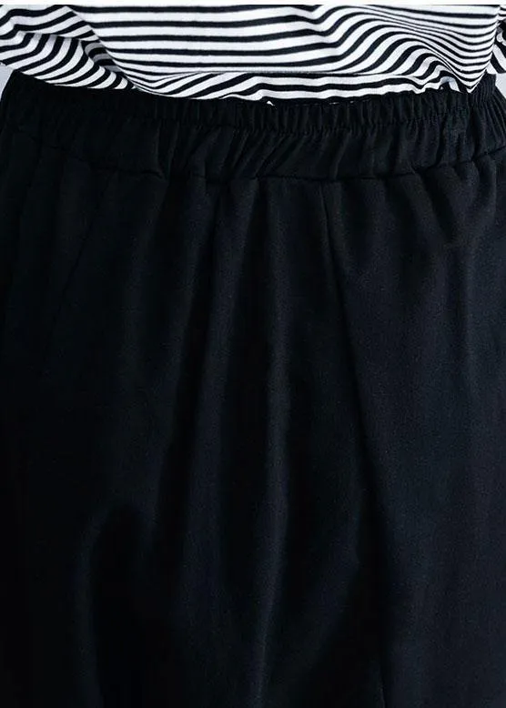 2019 summer new cotton blended loose pants wild casual wide leg pants