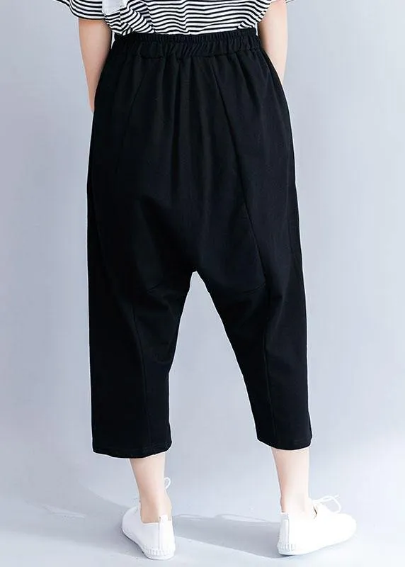 2019 summer new cotton blended loose pants wild casual wide leg pants