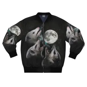 3 Opossum Moon Bomber Jacket - Embrace Your Inner Possum