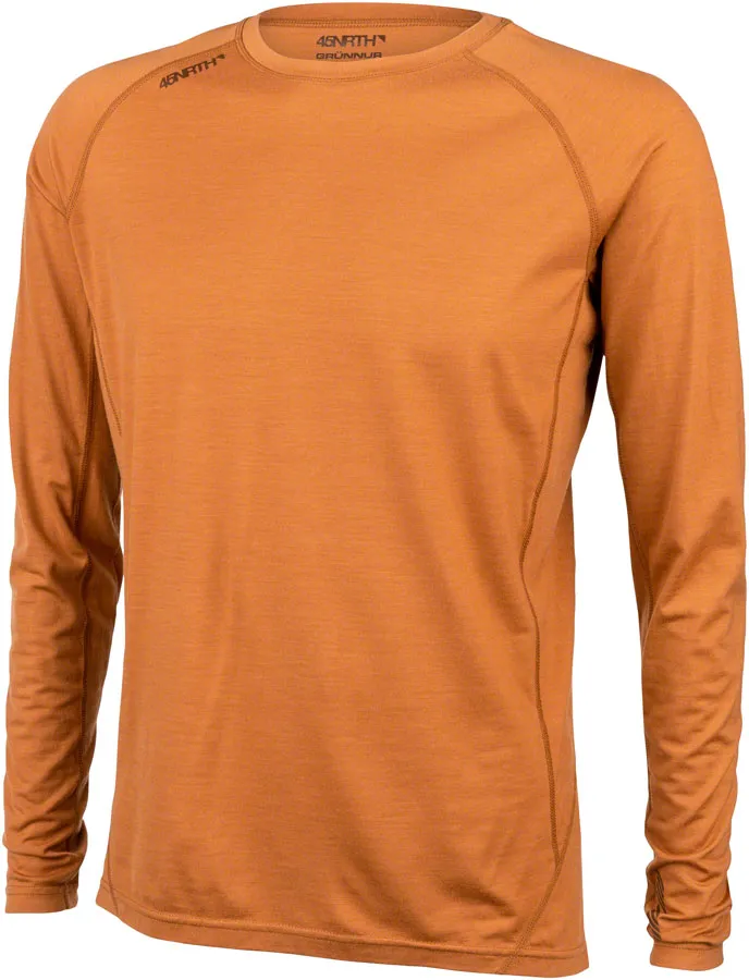 45NRTH Grunnur Wool Base Layer - Mens Cedar Sunrise Large
