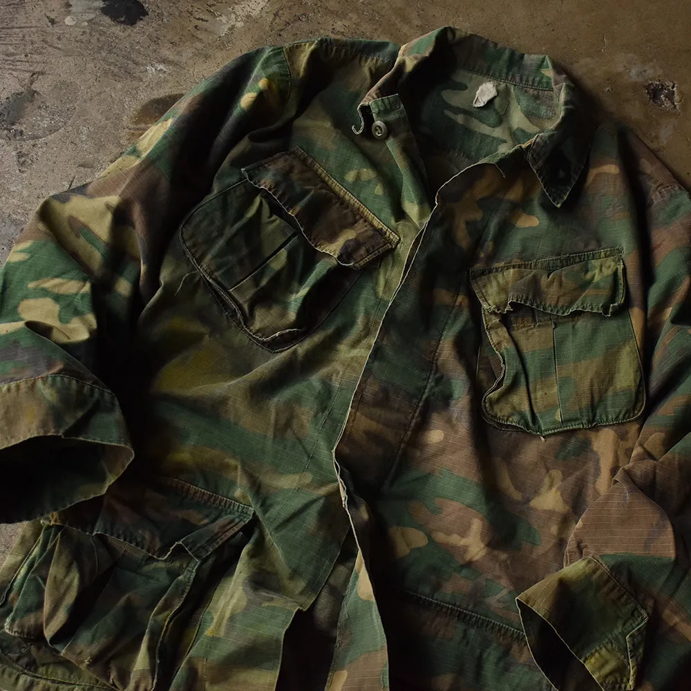 ’69 U.S.ARMY ERDL ミックスリーフ！ ジャングルファティーグ ジャケット 230401H