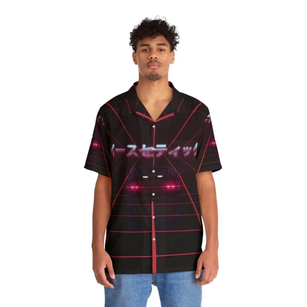80s Retro Vaporwave Synthwave Hawaiian Shirt