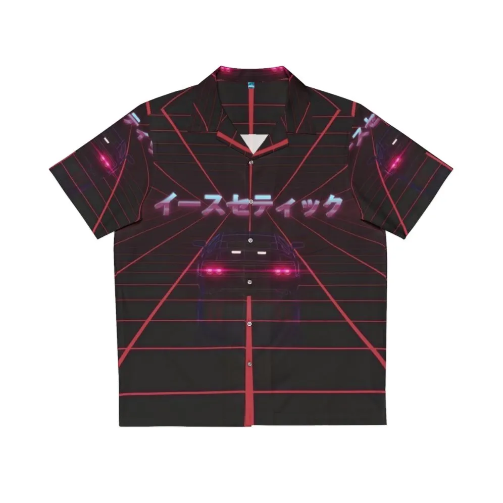 80s Retro Vaporwave Synthwave Hawaiian Shirt