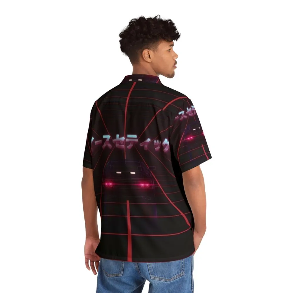 80s Retro Vaporwave Synthwave Hawaiian Shirt