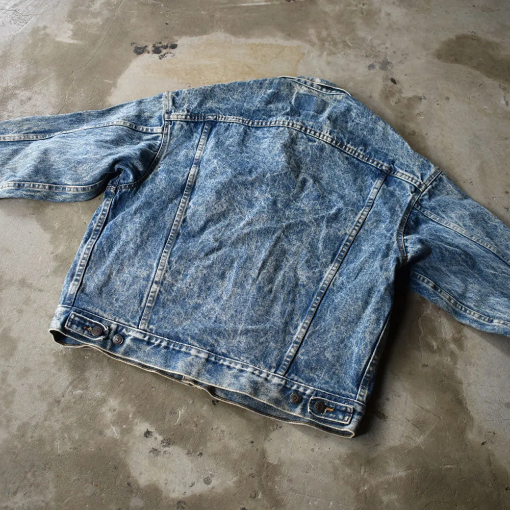 90's　Levi's/リーバイス 71507-0219 ケミカルウォッシュ デニムジャケット　USA製　230303