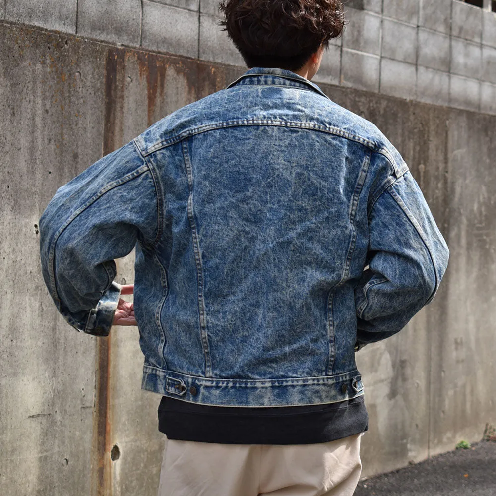 90's　Levi's/リーバイス 71507-0219 ケミカルウォッシュ デニムジャケット　USA製　230303