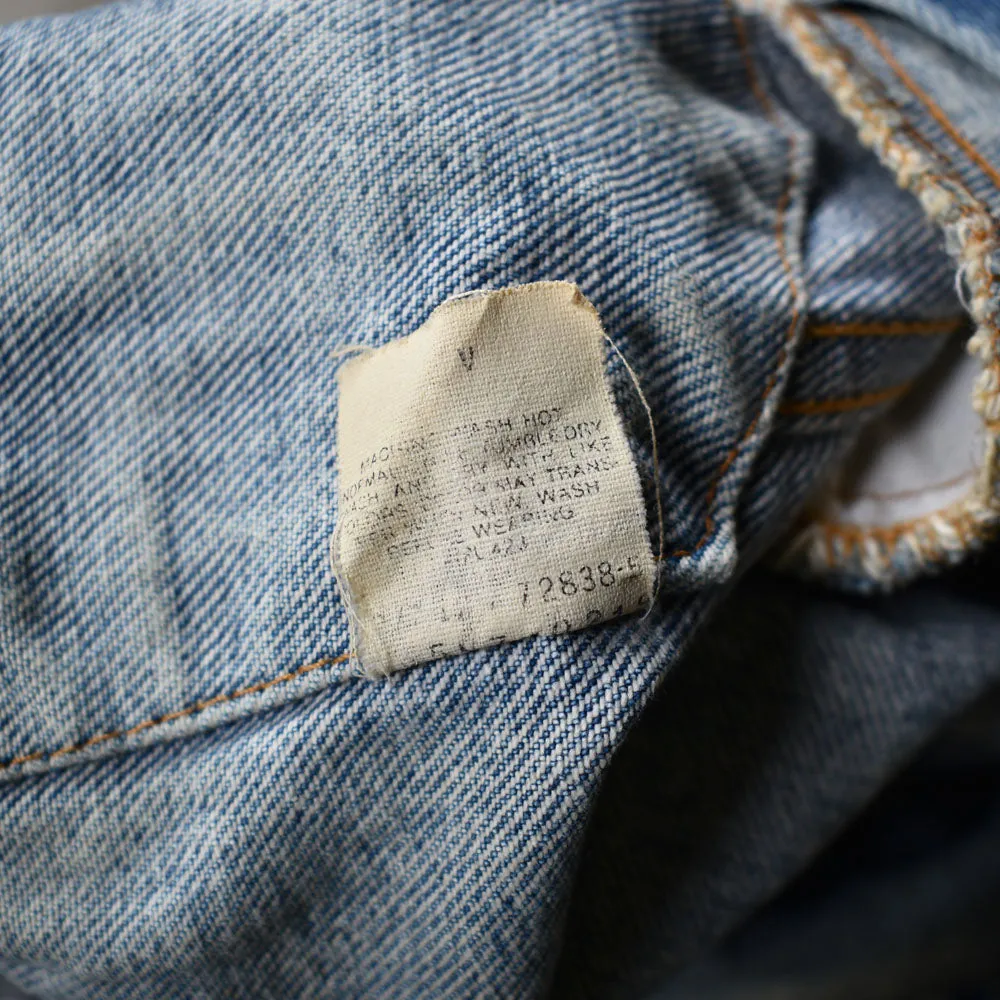 90's　Levi's/リーバイス 71507-0219 ケミカルウォッシュ デニムジャケット　USA製　230303