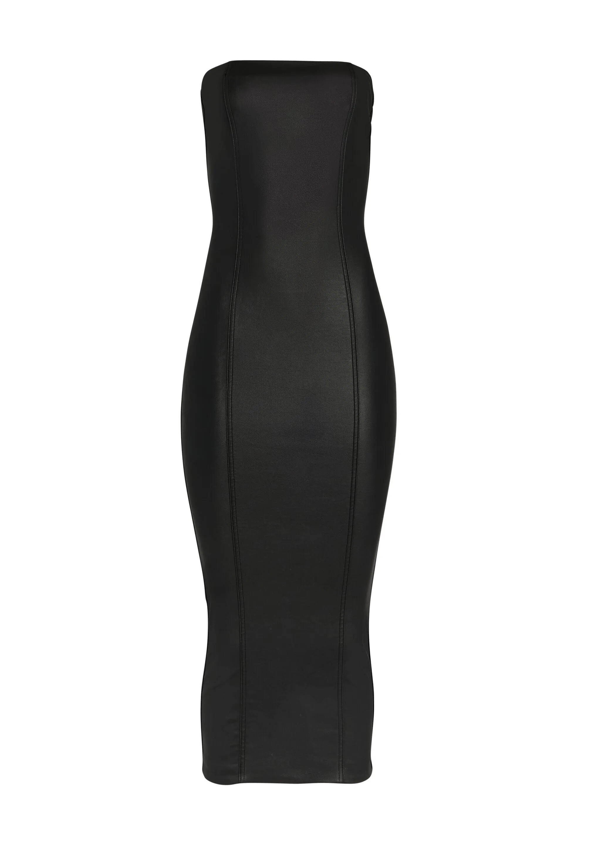 Adalaide Coated Denim Midi Dress