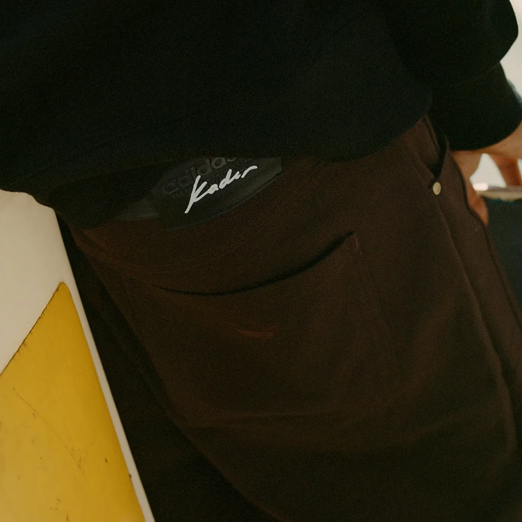 ADIDAS SKATEBOARDING KADER PANT DARK BROWN