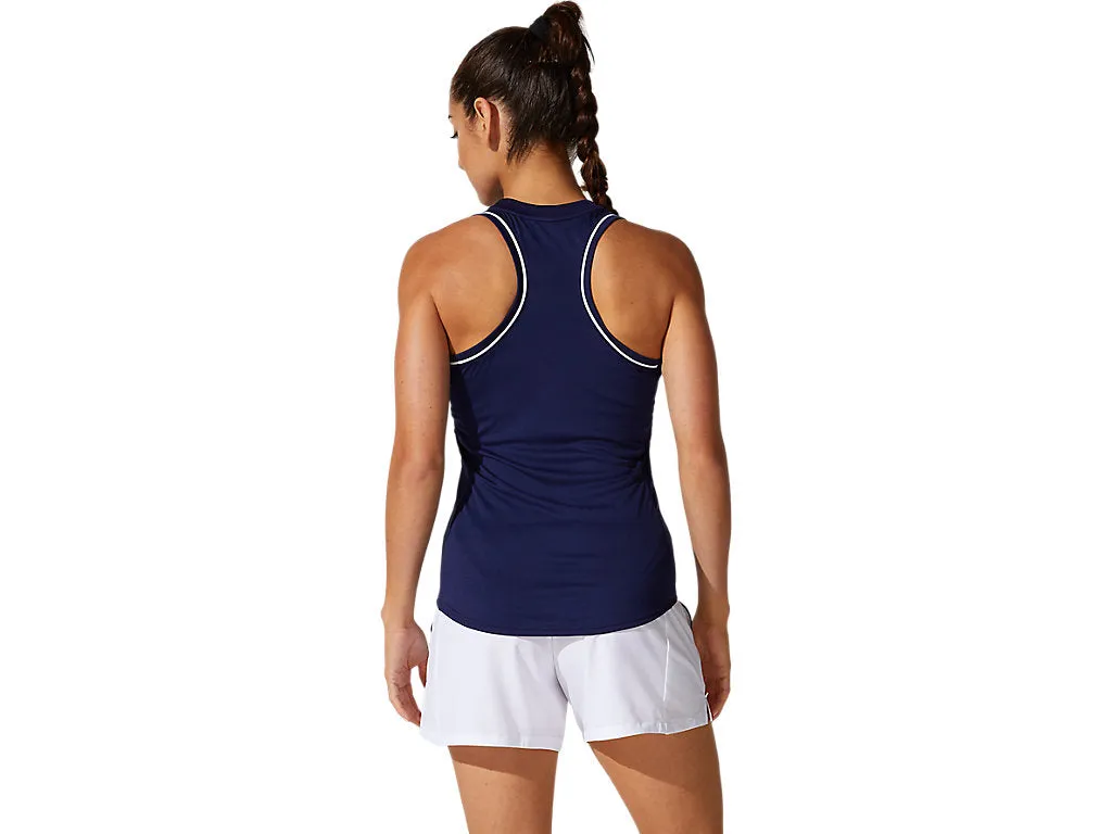Asics Court Women Piping Tank Peacoat