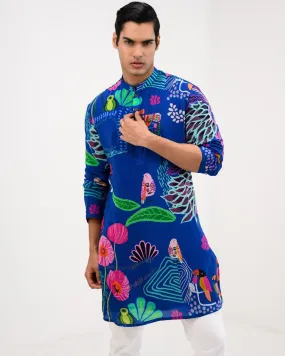 Beach Blue Kurta