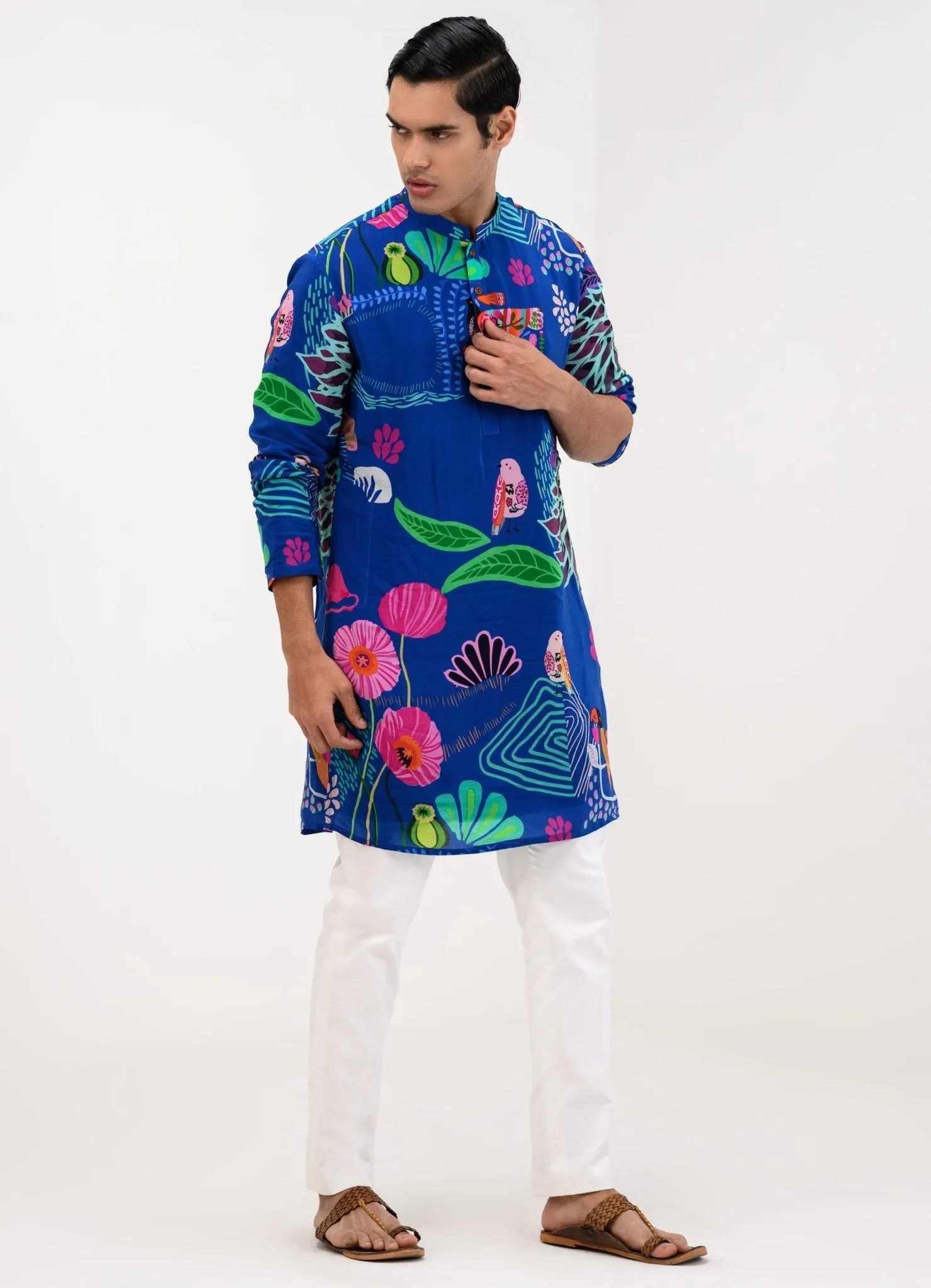 Beach Blue Kurta