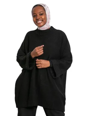 Black Over Size Pullover