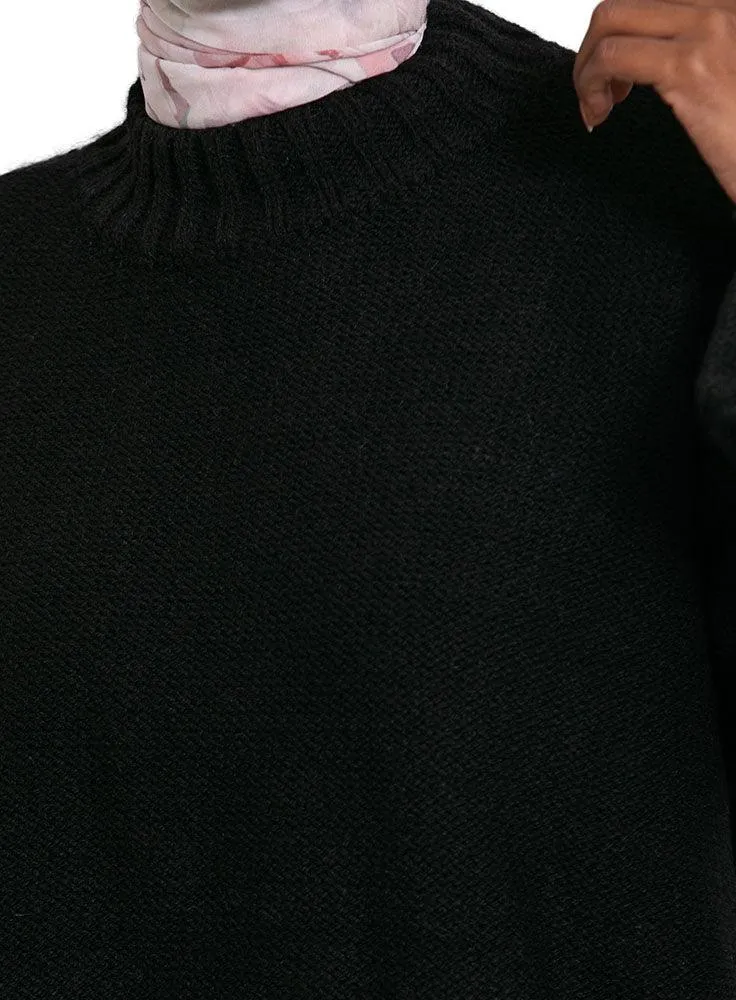 Black Over Size Pullover