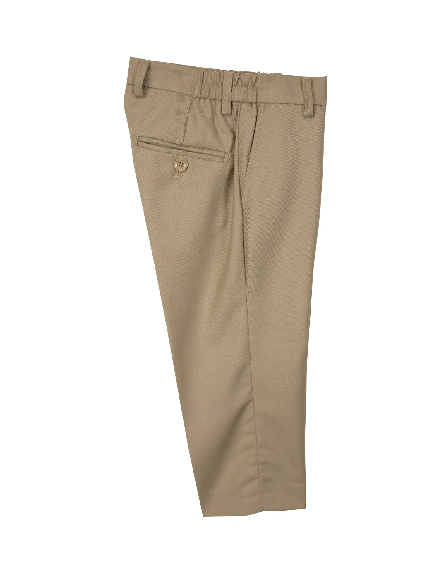 Boys' Khaki-C Flat Front Dress Pants