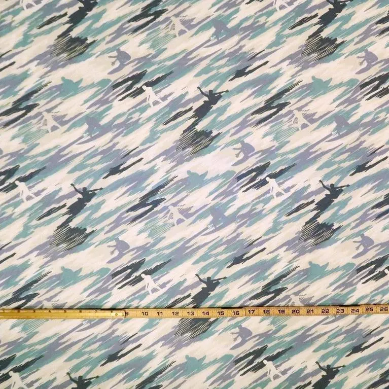 Camouflage Surfer Fabric | Blue