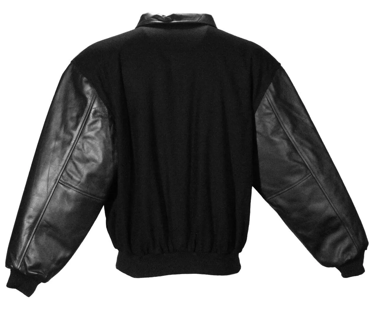 Casual Wool & Leather Jacket #5531