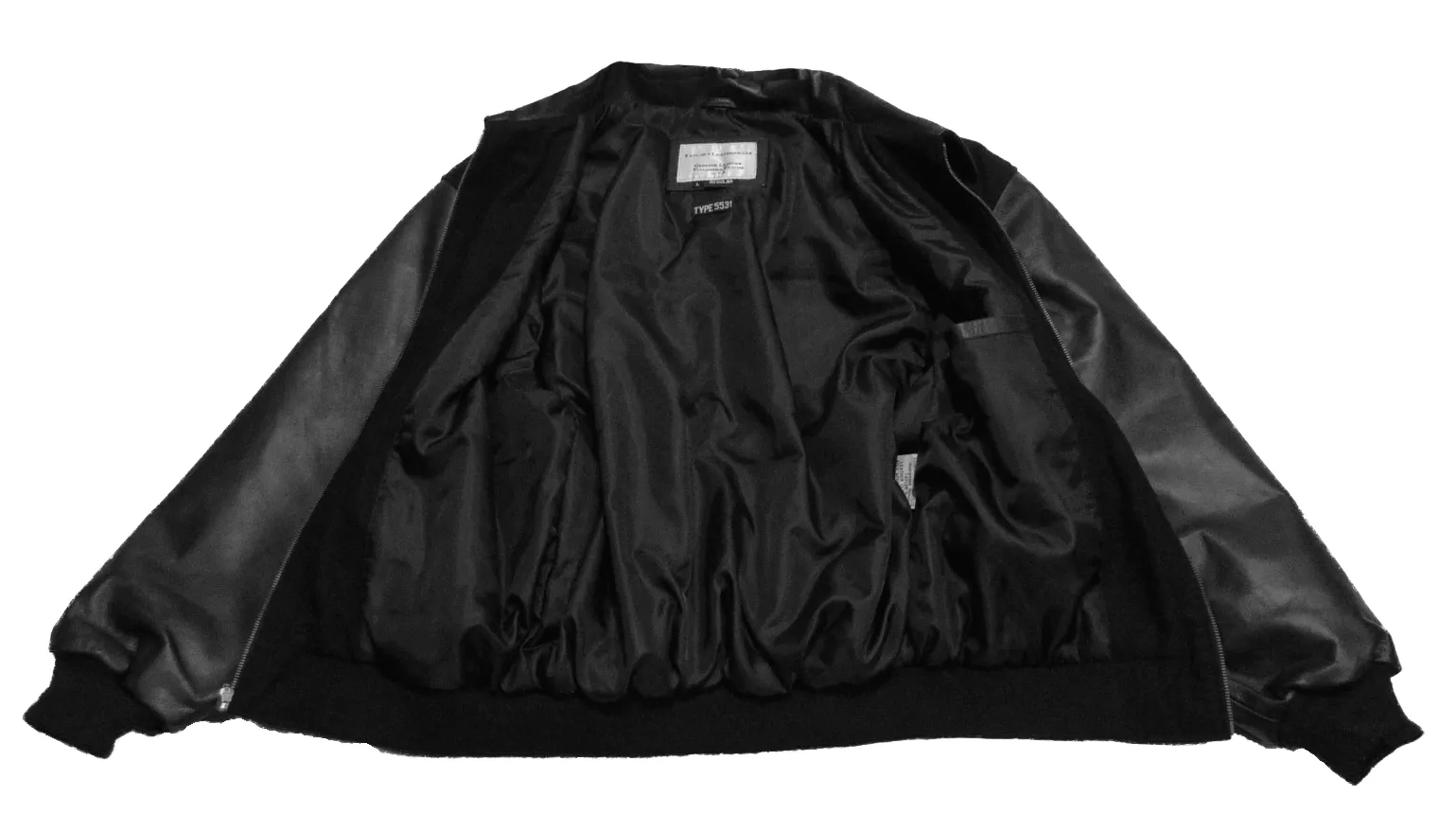 Casual Wool & Leather Jacket #5531