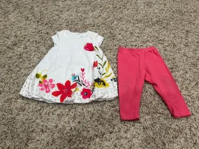 Catimini dress with pants - 6 months MSRP: $100, Kids 6 Month (3-6M)