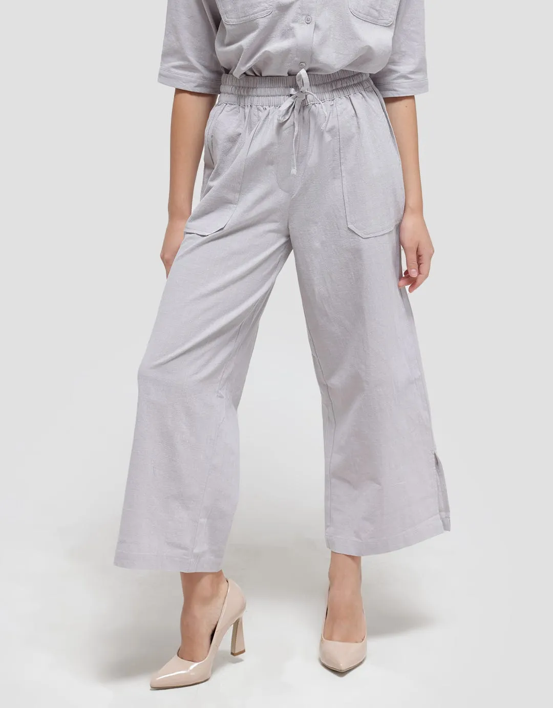 Connexion Linen Crossfire Celana Panjang Wanita
