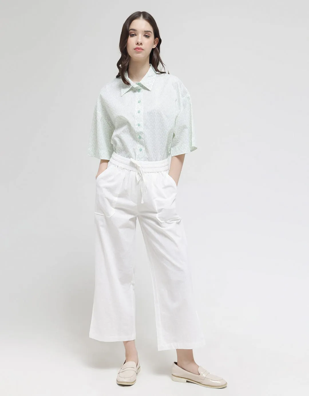 Connexion Linen Crossfire Celana Panjang Wanita