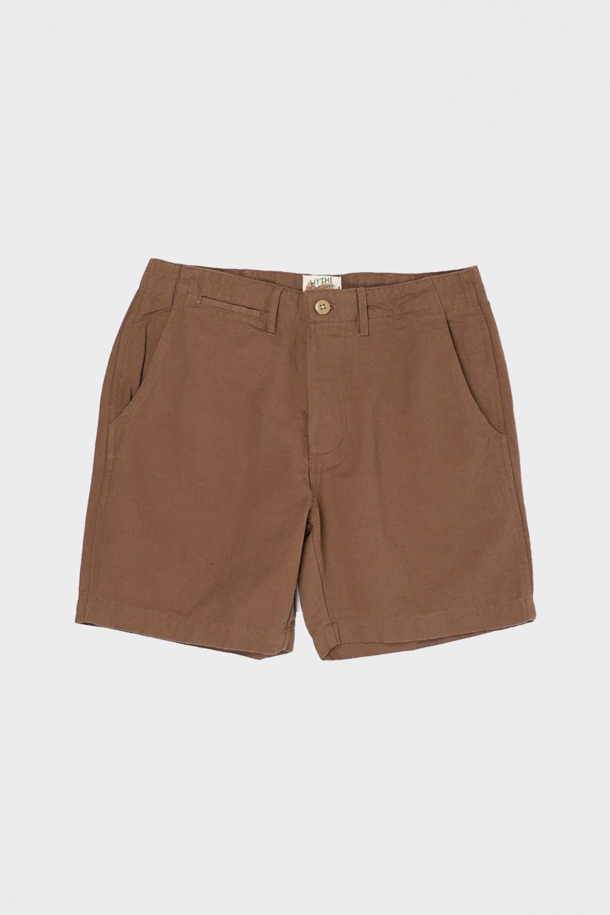 Cotton/Linen Shorts - Churro Brown