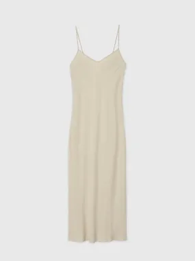 Cupro Bias Slip Dress