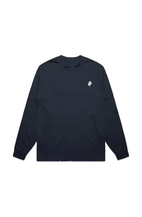 DF - Men's Midnight Blue Heavy L/S Tee