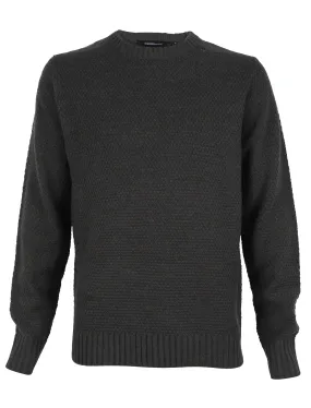 Dissident Gatton Crew Neck Sweater in Green Gable
