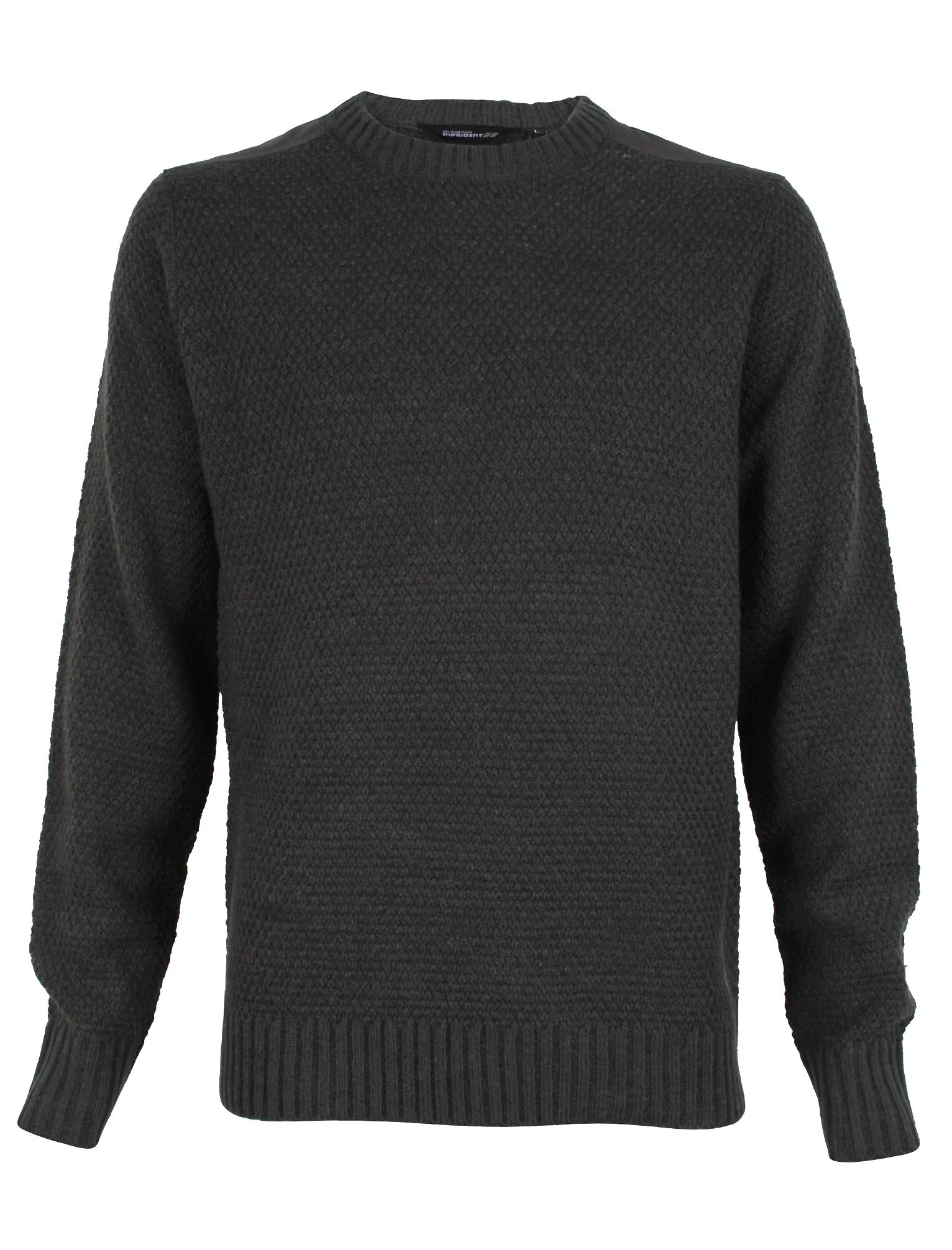Dissident Gatton Crew Neck Sweater in Green Gable