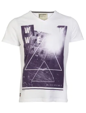Dissident Workwear T-Shirt in Optic White