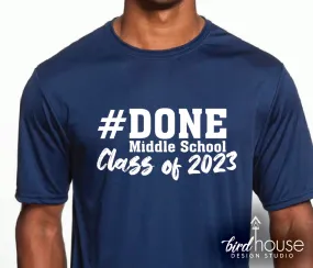 DONE Middle School Graphic Tee Shirt - Any Year