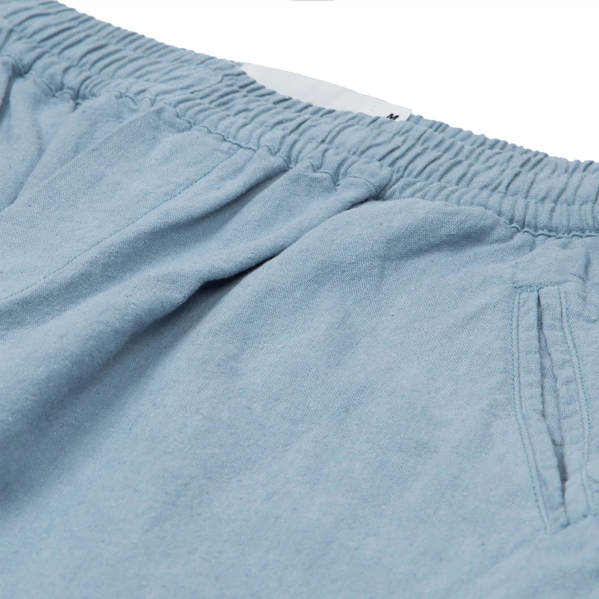Drawcord Good Walk Chino - Sky Blue Linen