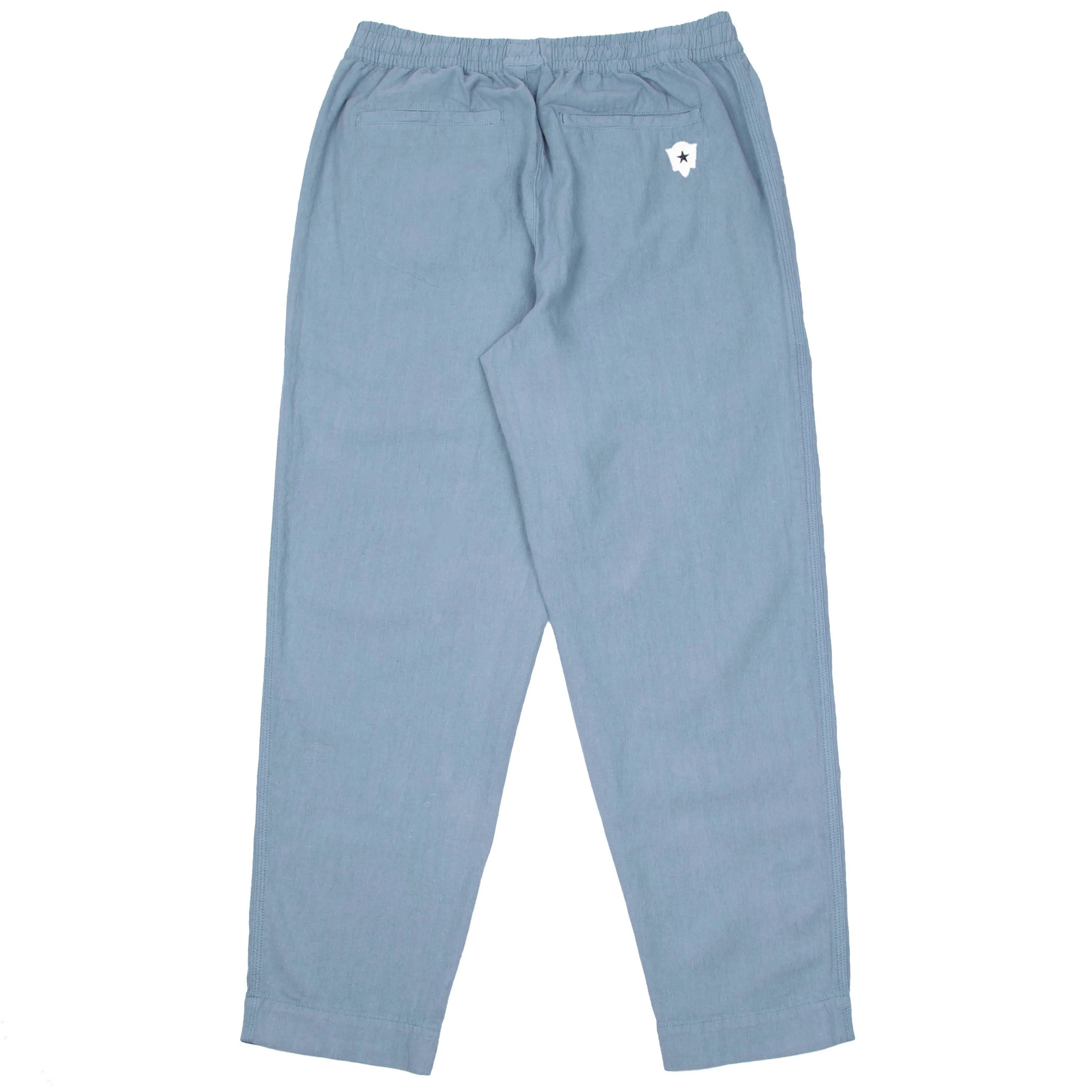 Drawcord Good Walk Chino - Sky Blue Linen