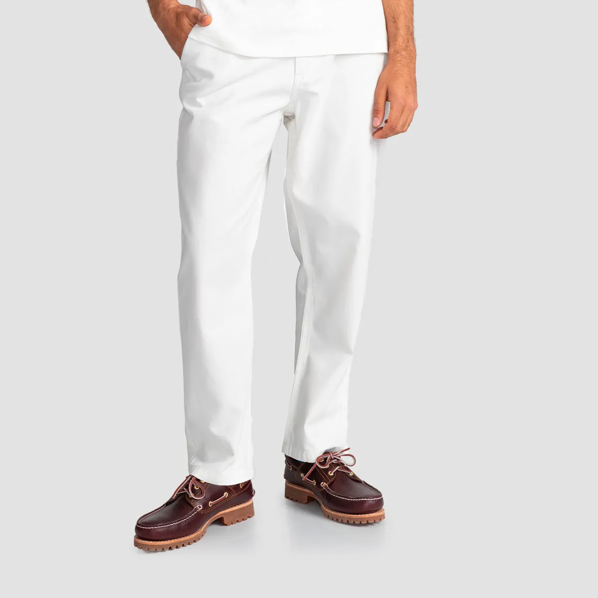 Element Highwater Work Trousers Off White