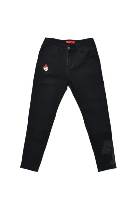 ESSE DENIM PANTS BLACK