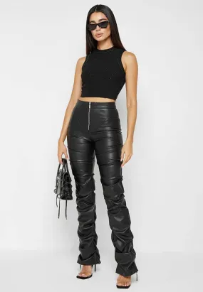 Focus On Me Sexy PU Leather Pants