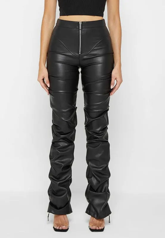 Focus On Me Sexy PU Leather Pants