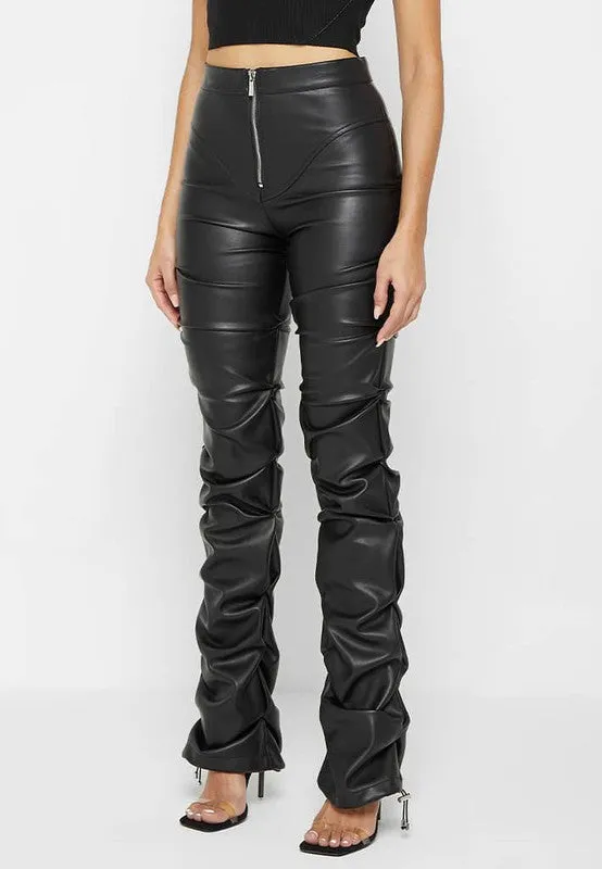 Focus On Me Sexy PU Leather Pants