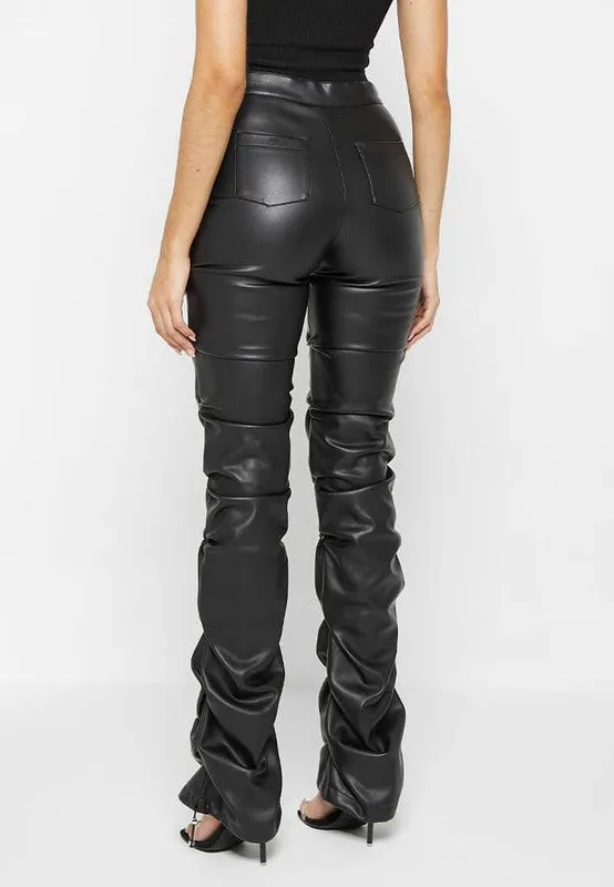 Focus On Me Sexy PU Leather Pants
