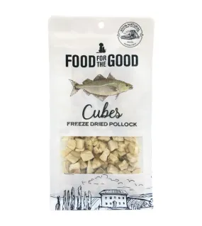Food For The Good Freeze Dried Cat & Dog Treats (Pollock Cubes)