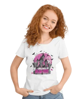Gothic Barbie Dream House Adult Oversize Black or White T-Shirt