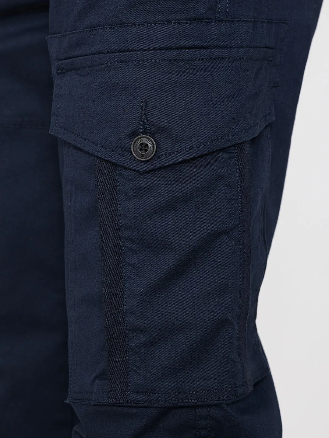 HEAVY DUTY NAVY CARGO six pockets