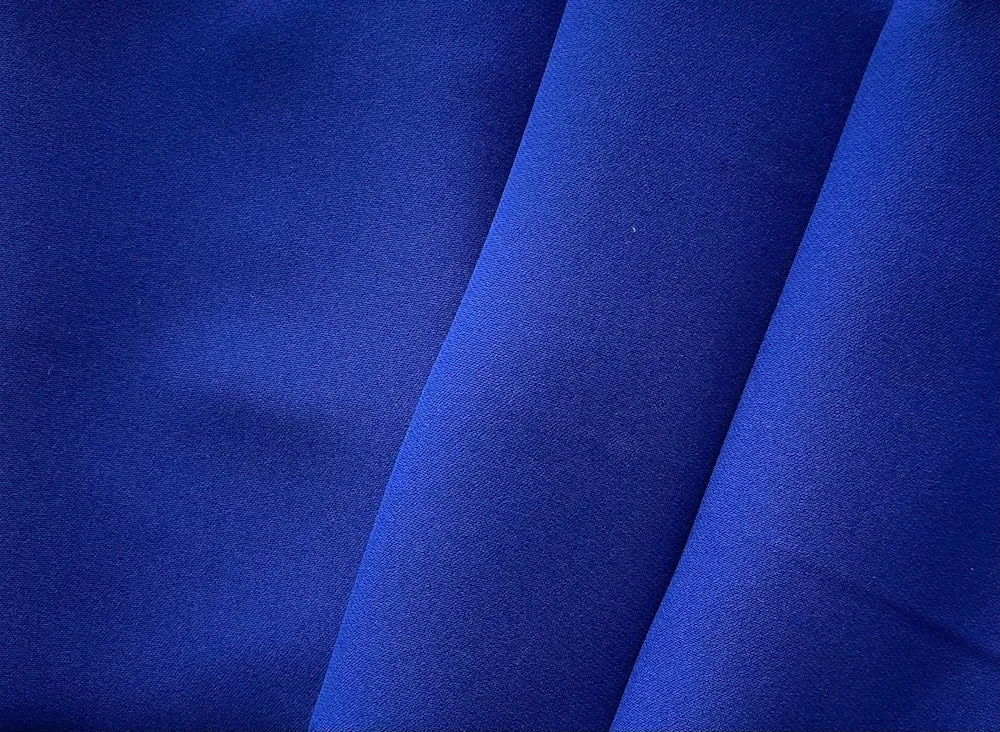 High-End Heavier Vivid Cobalt Blue Viscose  (Made in Italy)