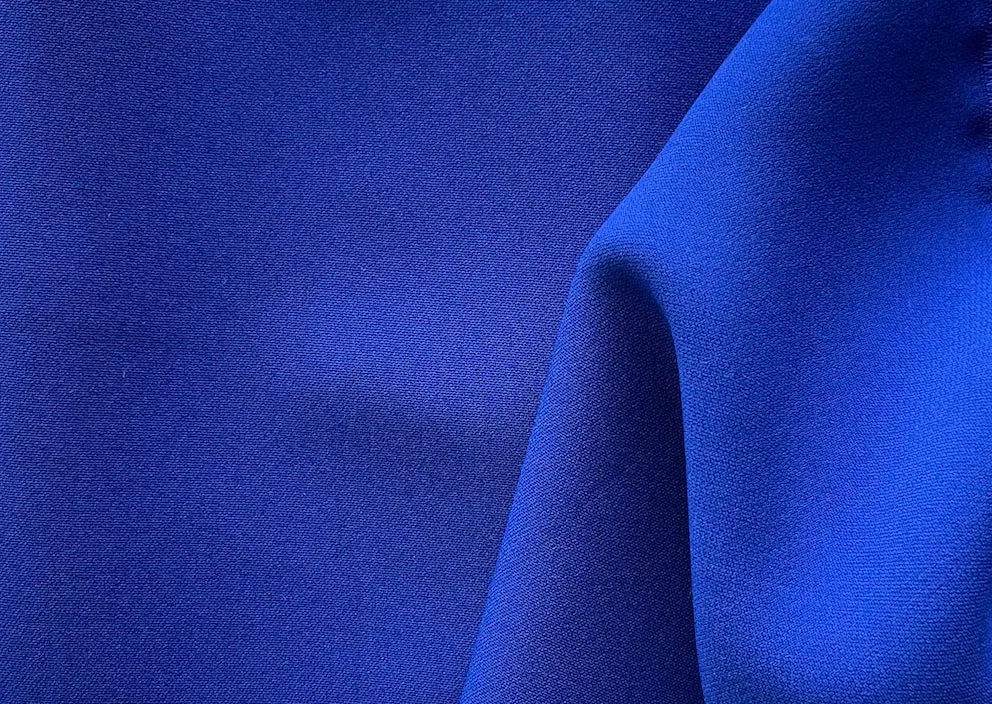 High-End Heavier Vivid Cobalt Blue Viscose  (Made in Italy)