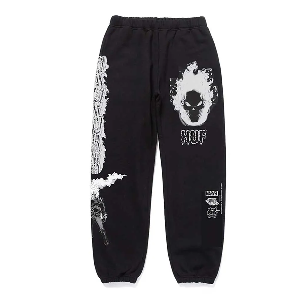 Huf x Marvel Ghost Rider Fleece Pant - Black