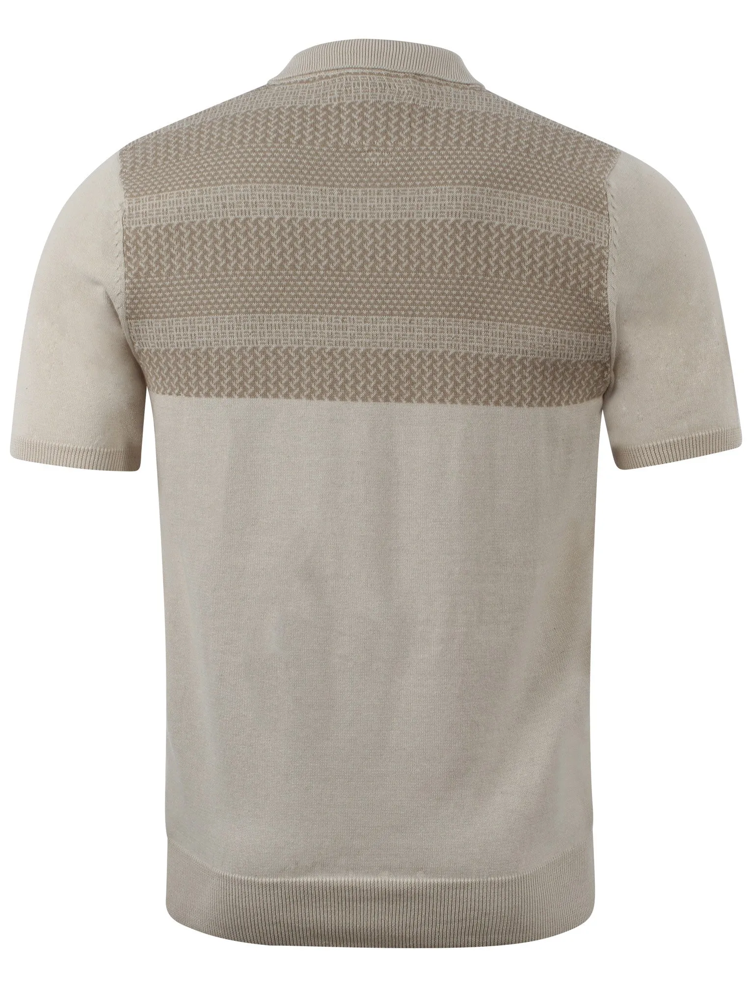 Le Shark Richie Cream Knitted Polo Shirt
