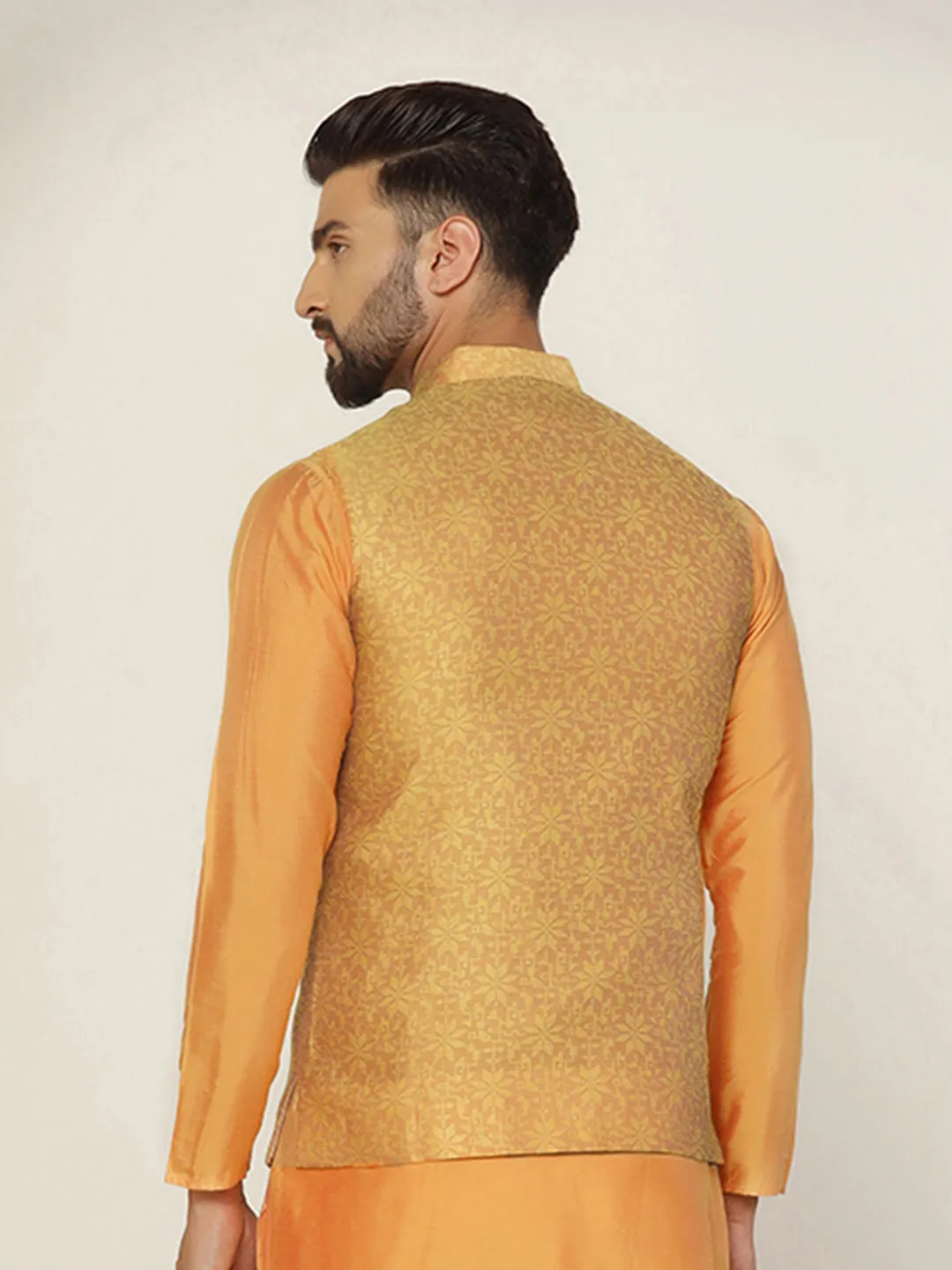 Men's Mustard Only Nehru Jacket