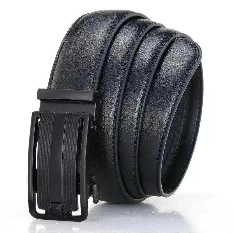 Men's Ratchet Belt Leather Mens Belt With Slide Buckle Ratchet Belts For Men USA